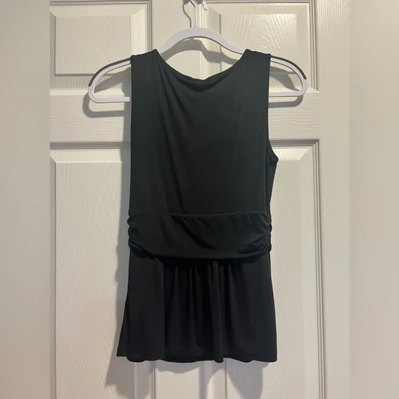 Banana Republic Dressy Black Sleeveless Top Size Small - Picture 2 of 10